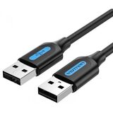 VENTION USB 2.0 A MALE TO A MALE CABLE 0.5M BLACK PVC TYPE (COJBD) (VENCOJBD)