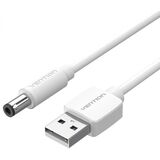 VENTION USB TO DC 5.5MM BARREL JACK POWER CABLE 1M WHITE TUNING FORK TYPE (CEYWF) (VENCEYWF)