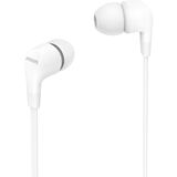 PHILIPS TAE1105 IN-EAR HANDSFREE ΜΕ ΒΎΣΜΑ 3.5MM ΛΕΥΚΌ (TAE1105WT/00) (PHITAE1105WT-00)