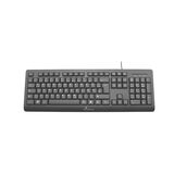 MEDIARANGE MULTIMEDIA KEYBOARD, WIRED (BLACK) (MROS109-GR)