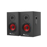 GENESIS GAMING SPEAKERS HELIUM 200, 2.0 BLACK. WOOD (NCS-1305) (GNSNCS-1305)