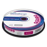 MEDIARANGE CD-R 80' 700MB 52X CAKE BOX X 10 (MR214)