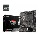 MSI MB A520M-A PRO, SOCKET AMD AM4, CS AMD A520, 2 DIMM SOCKETS DDR4, DVI-D/HDMI, GIGABIT LAN, MICRO-ATX, 3YW.