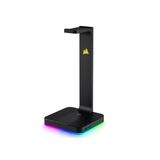 CORSAIR PREMIUM HEADSET STAND ST100 RGB WITH 7.1 SURROUND SOUND - BLACK