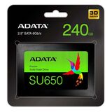 ADATA SSD 240GB ULTIMATE SU650  (ASU650SS-240GT-R) (ADTASU650SS-240GT-R)