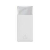BASEUS BIPOW OVERSEAS EDITION POWER BANK 10000MAH 20W ΜΕ 2 ΘΎΡΕΣ USB-A ΚΑΙ ΘΎΡΑ USB-C ΛΕΥΚΌ (PPBD050502) (BASPPBD050502)