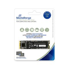 MEDIARANGE INTERNAL M.2 2280 SOLID STATE DRIVE, SATA 6 GB/S, 256GB (MR1022)