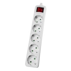 POWERTECH ΠΟΛΎΠΡΙΖΟ PT-886, 5X SCHUKO, 16A, ΧΩΡΊΣ ΚΑΛΏΔΙΟ, ΛΕΥΚΌ
