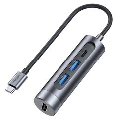 JOYROOM DOCKING STATION S-H113, 2X USB, HDMI, USB-C, ΓΚΡΙ