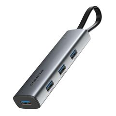 CABLETIME USB-C HUB CT-HUBP4, 4X USB ΘΎΡΕΣ, 5GBPS, ΓΚΡΙ