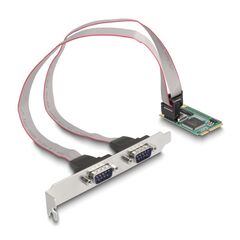 DELOCK ΚΆΡΤΑ ΕΠΈΚΤΑΣΗΣ MINI PCIE ΣΕ 2X RS-232 95273