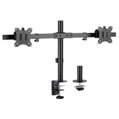 BRATECK ΒΆΣΗ ΓΡΑΦΕΊΟΥ LDT57-C02 ΓΙΑ 2 ΟΘΌΝΕΣ 17"-32", ΈΩΣ 9KG ΑΝΆ ΟΘΌΝΗ