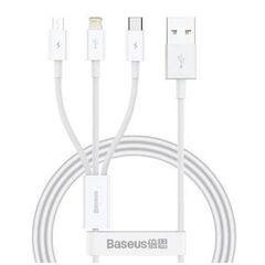 BASEUS SUPERIOR REGULAR USB 2.0 TO MICRO USB CABLE ΛΕΥΚΌ 1M (P10320105221-00) (BASP10320105221-00)