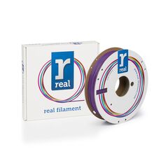 REAL PLA 3D PRINTER FILAMENT - PURPLE - SPOOL OF 0.5KG - 1.75MM (REALPLAPURPLE500MM175)