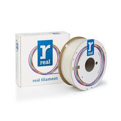 REAL PLA 3D PRINTER FILAMENT - NEUTRAL/UNCOLORED - SPOOL OF 1KG - 2.85MM (REALPLANATURAL1000MM3)