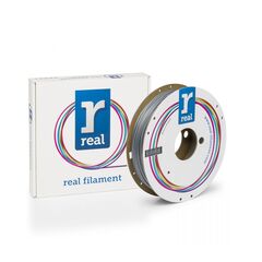 REAL PLA SATIN 3D PRINTER FILAMENT - SATIN SILVER - SPOOL OF 0.05KG - 1.75MM (REALPLASATINSILVER500MM175)