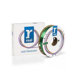 REAL PLA SATIN 3D PRINTER FILAMENT - SATIN SPRUCE - SPOOL OF 0.5KG - 1.75MM (REALPLASATINSPRUCE500MM175)