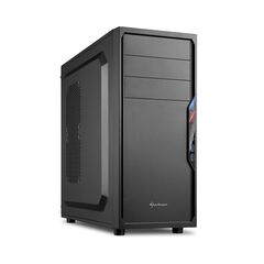SHARKOON VS4-V MIDI TOWER COMPUTER CASE BLACK (5367891) (SHR5367891)