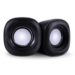 POWERTECH ΗΧΕΊΑ ESSENTIAL SOUND PT-844, 2X 3W, 3.5MM, ΜΑΎΡΑ