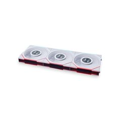 LIAN LI UNIFAN TL LCD 120 -3PCS WHITE (TRIPLE PACK INCLUDE CONTROLLER) - CASE FAN