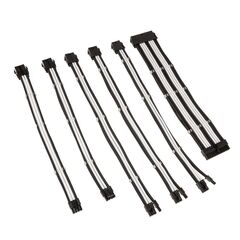 KOLINK CORE ADEPT BRAIDED CABLE EXTENSION KIT – BLACK/WHITE
