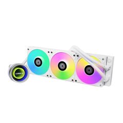 LIAN LI GALAHAD II TRINITY 360 WHITE - AIO GPU LIQUID COOLER  WITH ARGB FANS