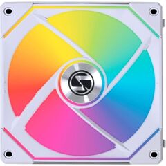 LIAN LI UNI FAN INFINITY SINGLE WHITE - ARGB PWM 140MM 0,200~1600RPM (1PCS) NO CONTROLLER CASE FAN