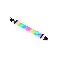 LIAN LI STRIMER PLUS V2 12VHPWR (12+4 TO 12+4 PIN) 8 LIGHTS GUIDES ARGB EXTENSION CABLE