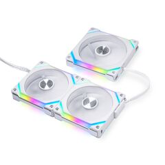 LIAN LI UNI FAN SL V2 120 TRIPLE WHITE ARGB PWM 120MM 2000RPM (3PCS) WITH CONTROLLER