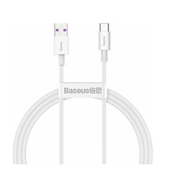 BASEUS TYPE-C - TYPE-C SUPERIOR CABLE QUICK CHARGE / POWER DELIVERY / FCP 100W 5A 20V 2M WHITE (CATYS-C02) (BASCATYS-C02)