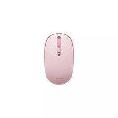 BASEUS WIRELESS MOUSE F01B TRI-MODE  2.4G BT5.0 1600 DPI (PINK) (B01055503413-00) (BASB01055503413-00)