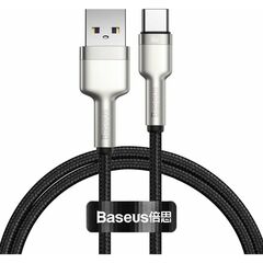 BASEUS USB CABLE FOR USB-C CAFULE, 66W, 1M (BLACK) (CAKF000101) (BASCAKF000101)