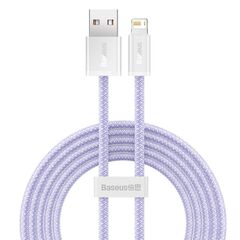 BASEUS DYNAMIC CABLE USB TO LIGHTNING, 2.4A, 2M (PURPLE) (CALD000505) (BASCALD000505)