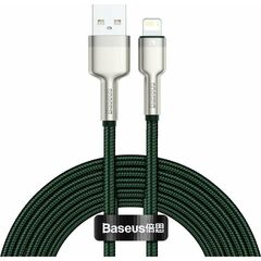 BASEUS USB CABLE FOR LIGHTNING CAFULE, 2.4A, 2M GREEN (CALJK-B06) (BASCALJK-B06)