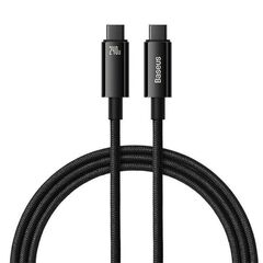 BASEUS USB-C TO USB-C CABLE TUNGSTEN GOLD 240W 1M (BLACK) (CAWJ040001) (BASCAWJ040001)