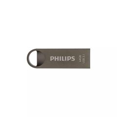 PHILIPS MOON 64GB USB 3.1 STICK ΑΣΗΜΊ (FM64FD165B/00) (PHIFM64FD165B-00)