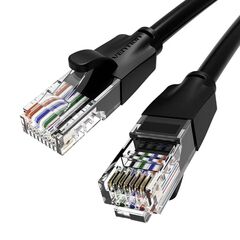 VENTION CAT.6 UTP PATCH CABLE 25M BLACK (IBEBS) (VENIBEBS)