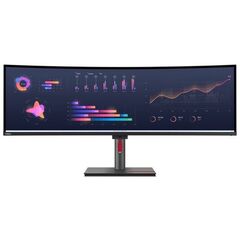 LENOVO MONITOR THINKVISION P49W-30 49'' DUAL QHD IPS, CURVED,RJ45, HDMI, USB-C, THUNDERBOLT, DISPLAY PORT, HEIGHT ADJUSTABLE, 3YEARSW