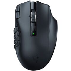 RAZER NAGA V2 HYPERSPEED - WIRELESS MMO GAMING MOUSE - 30K DPI - 2.4GHZ / BLUETOOTH - 19 BUTTONS