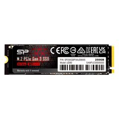 SILICON POWER SSD PCIE GEN3X4 M.2 2280 UD80, 250GB, 3.400-3.000MB/S