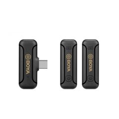 BOYA BY-WM3T2-U2 2,4GHZ MOBILE WIRELESS MIC FOR ANDROID USB-C (2 TRANSMITTERS, TWO PERSON VLOG)
