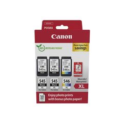 CANON ΜΕΛΆΝΙ INKJET PG-545XLX2/CL-546XL PH. VALUE PACK (8286B015) (CANCL-546XLPVP)