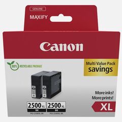 CANON ΜΕΛΆΝΙ INKJET PGI-2500XL BLACK 2ΤΜΧ (9254B011) (CANPGI-2500XLBKTP)
