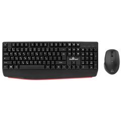 POWERTECH SET ΠΟΝΤΊΚΙ & ΠΛΗΚΤΡΟΛΌΓΙΟ PT-1167, 2.4GHZ & BLUETOOTH, ΜΑΎΡΟ