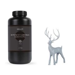 CREALITY RESIN PLUS GREY, 1KG STANDARD RIGID RESIN PLUS FOR 3D PRINTERS GRAY 3302020089