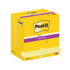 ΑΥΤΟΚΌΛΛΗΤΑ ΧΑΡΤΆΚΙΑ 3M POST-IT 76 X 127 MM SUPER STICKY (ΚΊΤΡΙΝΑ) (90 ΦΎΛΛΑ) (655-12SSCY-EU) (MMM65512SSCYEU)