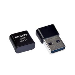 PHILIPS PICO 128GB USB 3.0 STICK ΜΑΎΡΟ (FM12FD90B/00) (PHIFM12FD90B-00)
