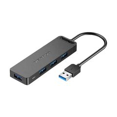 VENTION 4-PORT USB 3.0 HUB WITH POWER SUPPLY 1M BLACK (CHLBF) (VENCHLBF)