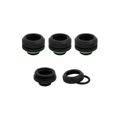 CORSAIR OD FITTING PIPE HYDRO X SERIES XF HARDLINE 14MM FOUR PACK — BLACK - CX-9052008-WW