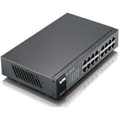 ZYXEL SWITCH GS1100-16, 16 PORTS 10/100/1000MBPS, ENTERPRISE LAN SWITCH, RACKMOUNT, 2YW.
